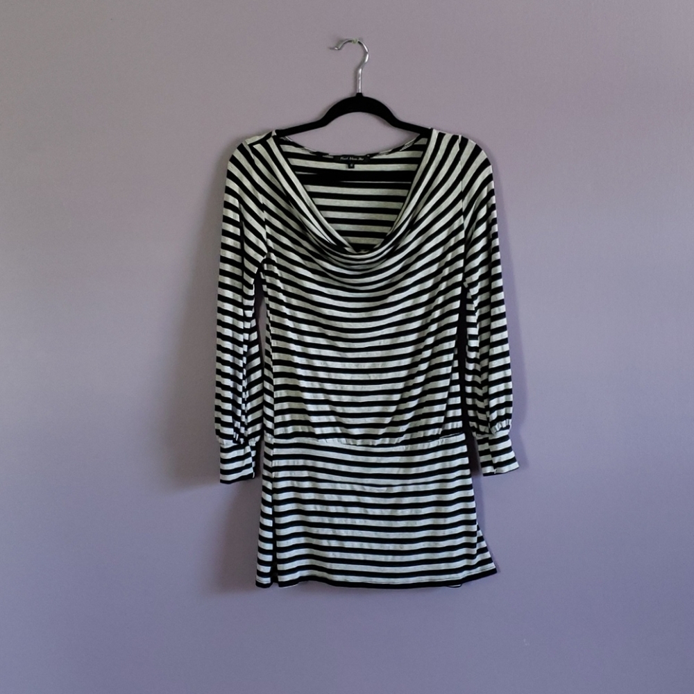 Black/Grey Long Sleeve Tunic